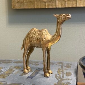 Brass Bactrian Camel Figurine